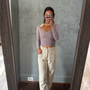 Wilfred Lavender Crew Neck Sweater